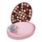 Подарочный набор конфет ручной работы Овал РМ18.640-20/по для любимых фото