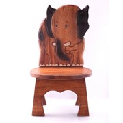 Деревянный детский стул Слоник фотография