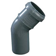 Канализационное колено ПП Ø32 угол 67 фото