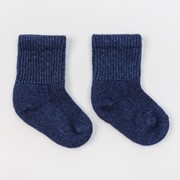 Носки детские шерстяные 02111 цвет синий, р-р 10-12 см (1) фото
