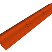 Торцевой конек Ондувилла 1060 х 175 мм коричневый
