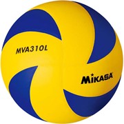 Мяч волейбольный Mikasa MVA310 р.5, синт.кожа микрофибра, FIVB, клееный. Желто-синий фотография