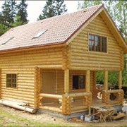 Баня из бревна