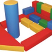 Игры для детей. Мягкие модульные конструкторы ИМ-033 Кораблик 17 элементов