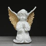 Статуэтка “Ангел с крыльями“, бело-золотой, 35 см фотография