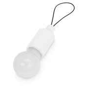 Брелок с мини-лампой Pinhole, белый фото