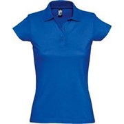 Рубашка поло женская Prescott women 170 ярко-синяя, размер S фото