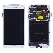 Дисплей для Samsung S4 i9505 TFT в сборе с тачскрином на рамке (White) фотография