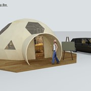 Всесезонный геокупол шатер палатка Startent GeoDome 6 S=30 фотография