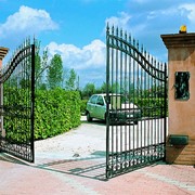Ворота распашные фото