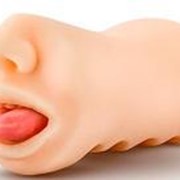 Телесный мастурбатор-ротик с язычком Oral Anne фотография