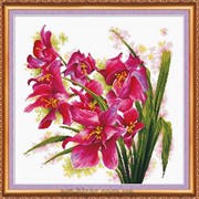 Наборы для вышивания крестиком (орхидеи) фото