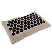 Массажная акупунктурная подушка (квадратная) EcoRelax, черный фото
