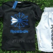 Комплект мужской футболка шорты Reebok