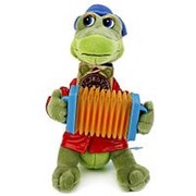Мягкая игрушка "Мульти-Пульти" Крокодил Гена озвученный с аккордеоном 24 см арт.V40652/21MS26