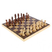 Шахматы с доской "Классика", игральная доска 30 x 30 см. SA-SH-015