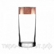 Набор стаканов для коктейля с узором “Кракелюр“ цвет “Рубин“ фото