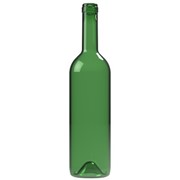 Стеклянная бутылка для вина фото
