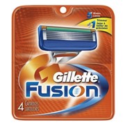 Сменные лезвия Gillette Fusion 4шт фото