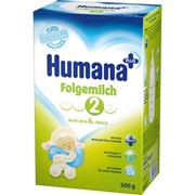 Молочная смесь Хумана 2 с пребиотиками, 500г фото
