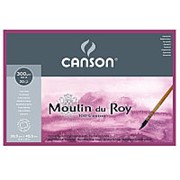 Canson Блок Canson Moulin du Roy, для акварели, 30.5 x 45.5 см, 300 гр/м2, 20 листов Satin/Мелкое зерно фото