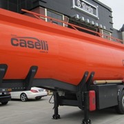 Новый бензовоз Caselli для светлых нефтепродуктов, стальной объем цистерны – 28-40 м3