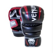 Перчатки Venum “Elite“ Sparring MMA Gloves BK/RD/GR фотография