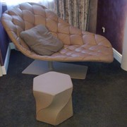 Кожаное кресло Богемский шезлон фото
