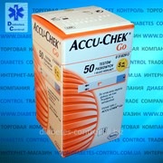 Тест-полоски для глюкометра оригинальные Accu-Chek Go / Акку-Чек Гоу 50 шт. фото