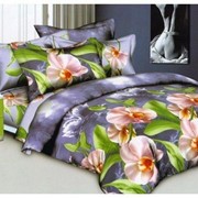 Комплект постельного белья Орхидея розовая фото