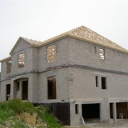 Строительство дома с использованием блоков стеновых бетонных фото