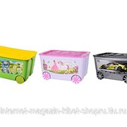 Ящик для игрушек на колесах ELFPLAST KidsBox