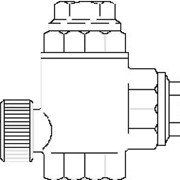 Обратный клапан тип SVU Ду32, 3*G1 1/4“ВР, PN10, бронза Артикул №: 1071010 фото