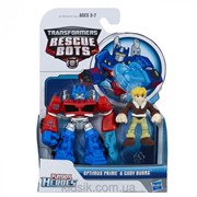 Боты спасатели Playskool Heroes Transformers Rescue Bots Optimus Prime and Cody Burns фото