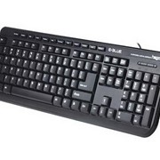 Клавиатура E-Blue HEGORI, проводная, черная, мультимедийная, USB