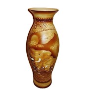 Керамическая ваза "Африканские слоны"