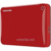 Накопитель внешний HDD 2.5“ USB 1.0TB Toshiba Canvio Connect II Red (HDTC810ER3AA) фото