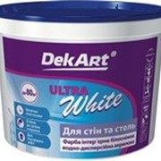 Краска интерьерная для потолков белоснежная UltraWhite DekArt