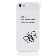 Чехлы Star5 Pure Love Series Butterfly Dance White дляiPhone 5/5s (with Swarovski) фотография
