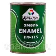 Эмаль ПФ-115 “Спектр“ (универсальная) цвет белый (банка 0,8кг) фото