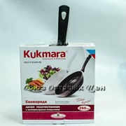 Сковорода литая толстостенная Kukmara, 260 мм, с антипригарным покрытием, артикул с262а фото