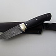 Нож из дамасской стали “Олень 2“ (малый) цельнометаллический фото