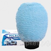 Варежка для мойки и полировки автомобиля из микрофибры Mitten Polish & Clean 15*25 АМС-01 AZARD фотография