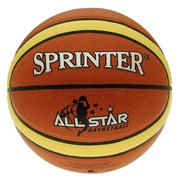 Мяч баскетбольный Sprinter All Star р. 7, BS405 оранжевый фото