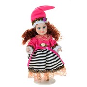 Кукла коллекционная Елизавета в сиреневом платье 19 см 136059