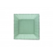Тарелка квадратная с бортиком 36x36 см светло-зеленая Form Character фото