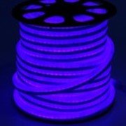 Гибкий неон (LED NEON) синий фото