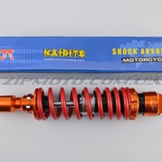 Амортизатор GY6, DIO, TACT 270mm, тюнинговый NDT оранжево-красный фото