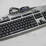 Клавиатура PS/2 Genius KL-0210 черная проводная RU/EN/KK мультимедийная