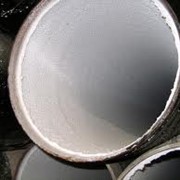 Трубы стальные с внутренним полимерным покрытием и наружной полиэтиленовой изоляцией фото